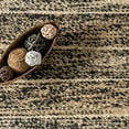 thumbnail image 6 of nuLOOM Julane Striped Jute Tassel Area Rug, 5' x 8', Dark Gray, 6 of 9