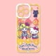 thumbnail image 3 of Sanrio-funda de silicona suave para iPhone, carcasa trasera de Hello Kitty Kuromi para iPhone 15 14 Pro Max 13 12 Mini 11 Pro XR XS X 8 7 6 6S Plus SE 2020, 3 of 5