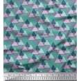 thumbnail image 1 of Soimoi Japan Crepe Satin Fabric Triangle Small Print Fabric by Yard 42 Inch Wide, 1 of 1