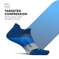 thumbnail image 4 of Feetures Elite Ultra Light Cushion Ankle Socks - Sport Sock with Targeted Compression - Navy Mist, L (1 Pair), 4 of 7