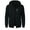 Black, variant on Men's Lightweight Track Jacket Slim Fit Zip Up Hoodie Thermal Winter Warm Casual Active Coat for Outdoor