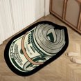 thumbnail image 7 of Jiibva Dollar Bill Rug Money Shaped Carpet Personality Money Rug Dollar Mat Art Floor Mat Decoration for Bedroom, Living Room and Study, 7 of 7