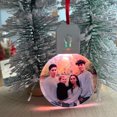 thumbnail image 1 of Los espacios en blanco acrílico iluminan la sublimación de la bombilla led brillan en la oscuridad iluminan los adornos navideños, 1 of 1