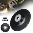 thumbnail image 1 of 6Inch 150mm Backing Pad Fibre Disc M14 Thread with Lock Nut for Angle Grinder, 1 of 9