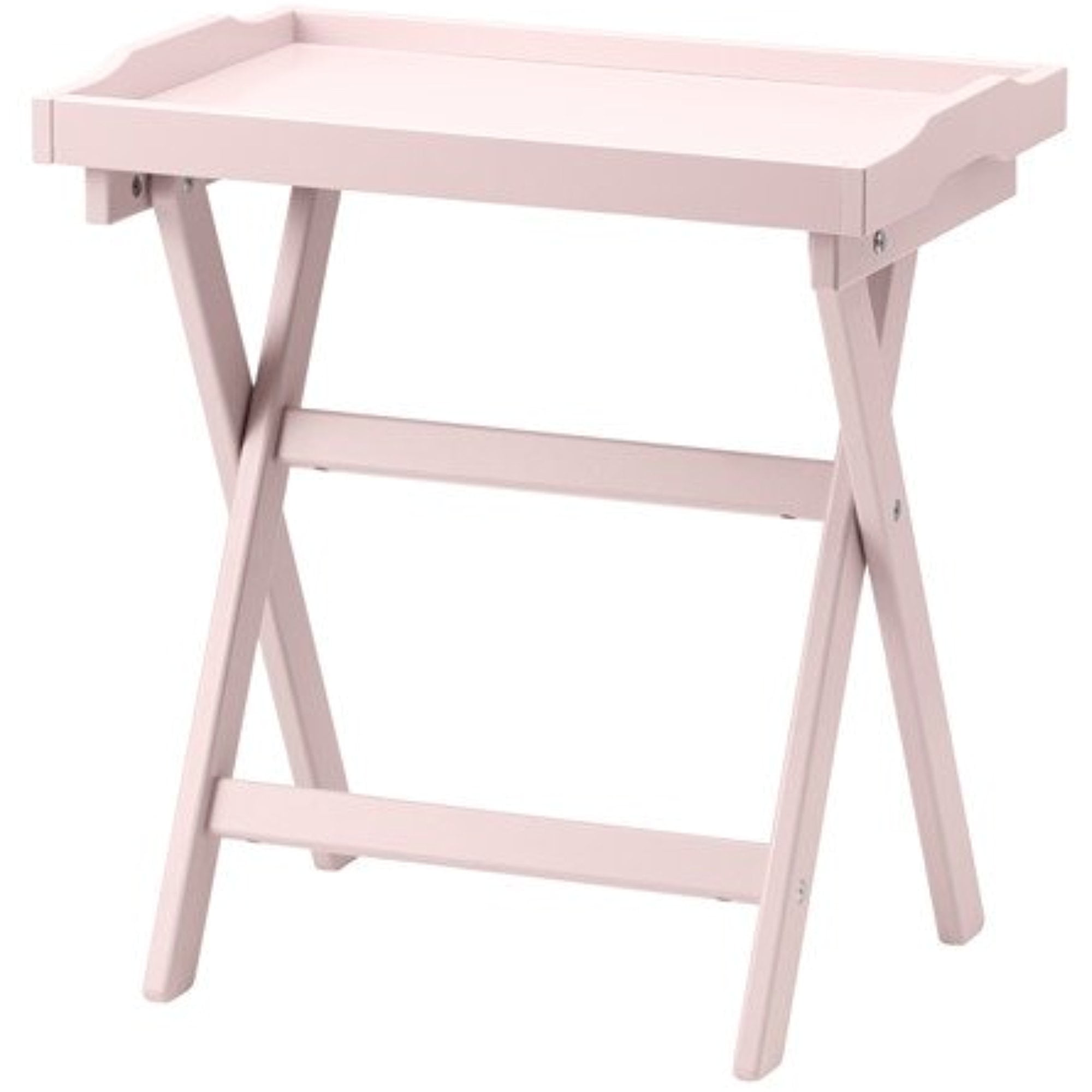 Pink tray deals table