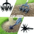 thumbnail image 4 of RnemiTe-amo 9.25” Hand Cultivator & Tiller with Detachable Tines Black, 4 of 7