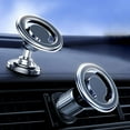 thumbnail image 3 of Car MountStrong Magnets Magnetic Phone Holder for Car Phone Holder Mount Truck Dash 360°Cellphone Holders for Your Car Accessories for Women Men iPhone 16 Pro 15 14 13Plus (2Silver, 7), 3 of 4