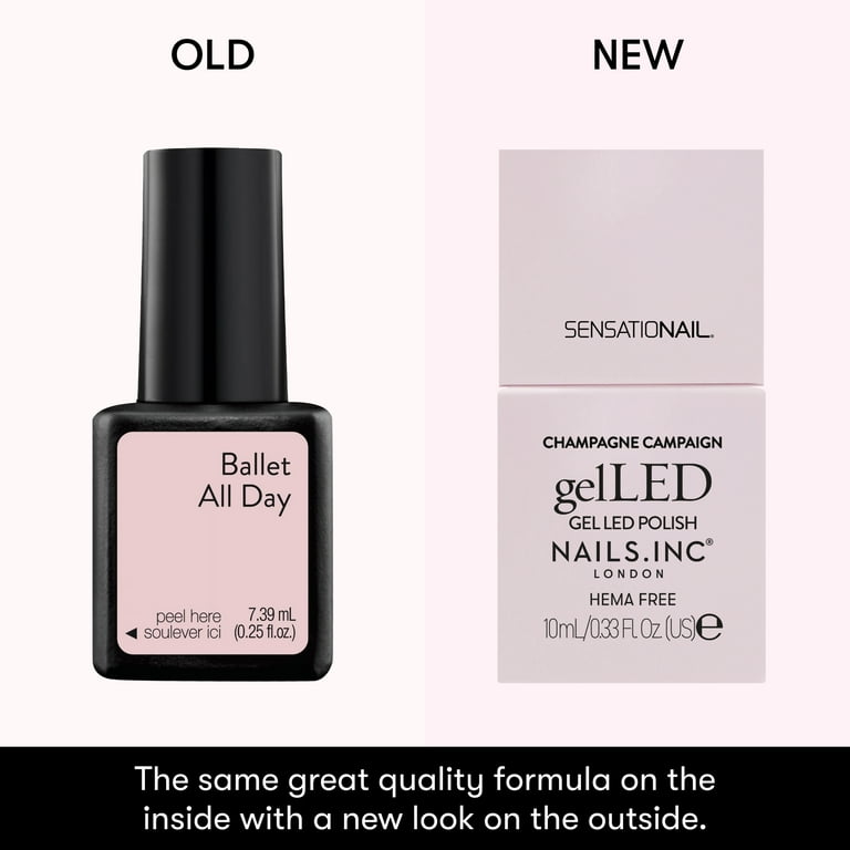 Nails.INC x Sensationail GelLED Gel Nail Polish, Lavender