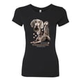 thumbnail image 2 of If It's Not a Weimaraner It's Just a Dog Gift | Womens Dog Lover Slim Fit Junior Tee, Black, Small, 2 of 3