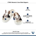 thumbnail image 5 of CTM  Cow Slide Slippers (Women), 5 of 5