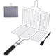 thumbnail image 3 of Eigraketly Cesta para asar a la barbacoa Mango de metal BBQGrill Red Plegable Cocina portátil Estufas de camping, 3 of 6