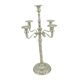 thumbnail image 5 of Candelabro de 5 brazos, candelabro de Metal, centros de mesa, candelabro de estilo europeo tradicional para sala de estar, resistente Plateado 23x63cm, 5 of 9