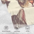 thumbnail image 3 of Pure Cotton Face Towel 16x28 Inches Hand Towel Bath Towel Hand Bath Towels Soft Good Water Absorption for Washing Face Wiping Face Brown Cat Face, 3 of 7
