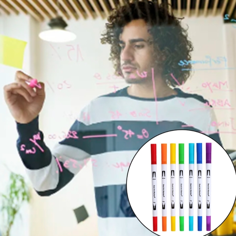 60/72/80/100 Color Acrylic Pen Acrylic Markers Quick Drying Coloring Markers