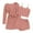 Pink, variant on Tnhcen 3 Piece Waffle Shorts Cardigan with Pockets Womens Knit Lounge Set Soft Pajama Sets Tank Top
