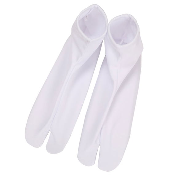 PAMINGONO 1 Pair White Two-Toe Socks for Men and Women with Traditional Japanese Style