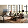 thumbnail image 3 of Alaterre Modesto 2-Shelf Metal Strap and Reclaimed Wood End Table, Rustic Natural, 3 of 5