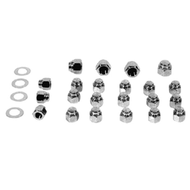 Rocker Arm Cover & Shaft Nut Kits For Shovelhead