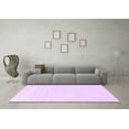 thumbnail image 3 of Ahgly Company Indoor Rectangle Solid Purple Modern Area Rugs, 2' x 5', 3 of 4