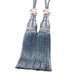 thumbnail image 2 of Moyic 2 uds poliéster borla de moda cortina Tieback para decoración del hogar accesorios de habitación tejido multiusos duradero Decoración del hogar Gris azul 1, 2 of 6