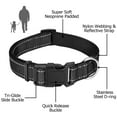 thumbnail image 5 of zalens Reflective Dog Collar, Adjustable Soft Neoprene Padded Breathable Nylon, Black, M, 5 of 7