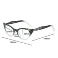 thumbnail image 2 of Fashionable Bling Diamond Cat Eye Presbyopic Glasses For Women Readers Ladies Trendy Reading Glasses Eyeglasses Frame, 2 of 5