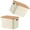 Medium size, variant on Multifunctional Cream Storage Container Interlocked Design Moisture Resistant Household Organizers