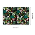 thumbnail image 5 of Area Rugs For Living Room Decor - Black Toucan Flower Plant Anti Slip Throw Washable Rugs 3x5 For Bedroom, Soft Indoor Carpet For Bedroom Living Room 60x39In, 5 of 5