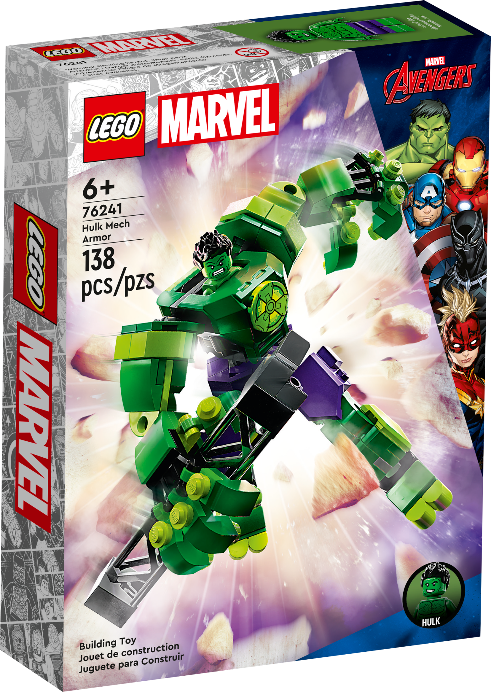 人気の贈り物が Marvel LEGO Superhero Robot Armor Mech Hulk Set: Hand 邦楽