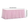 thumbnail image 6 of LShunze Tulle Table Skirt for Rectangle Tables 4/6/9ft Tutu Table Skirts Tablecloth for Birthday Party Wedding Girl Baby Shower Cake Dessert Banquet Table Party Decorations, 6 of 8