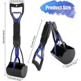 thumbnail image 2 of Pet Poop Scoop 60cm Foldable Poop Scooper with Long Handle for Outdoor Indoor, 2 of 5