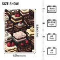 thumbnail image 2 of FORMRS 1-Subject Spiral Notebook 8" x 5" College Ruled 60 Refillable Sheet A5 Hard Cover, 2 Pack, Black Chocolate Cakes, 2 of 7