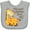AC-Heather Grey, variant on Inktastic My Great Grandma Loves Me Boys or Girls Baby Bib