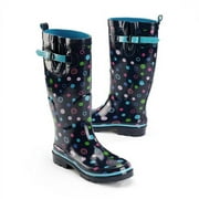 Women's Bubble Dot Rain Boots