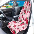 thumbnail image 3 of XYZCANDO Car Seat Towel Cover Towel Seat Cover, Compatible with Truck Seat Van, Terry Cloth Car Seat Covers Fit for Trucks Cars(Daisy and Strawberry Design 1 Pack), 3 of 4