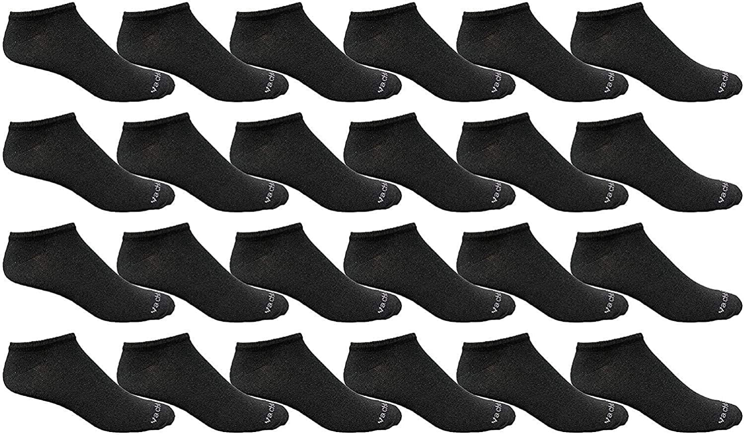 Yacht & Smith 24 Pairs of Low Cut Ankle Socks for Big Kids, Boys Girls, Bulk Pack Sock Size 6-8
