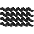 thumbnail image 2 of Yacht & Smith 24 Pairs of Low Cut Ankle Socks for Big Kids, Boys Girls, Bulk Pack Sock Size 6-8, 2 of 3