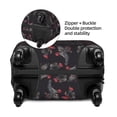 thumbnail image 2 of Naloa Black Roosters Elastic Suitcase Protector, Travel Suitcase Protector Cover Fits 18-32in Suitcase(No luggage included)-Large, 2 of 7