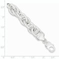 thumbnail image 2 of 925 Sterling Silver Link Chain Bracelet Fancy, 2 of 6