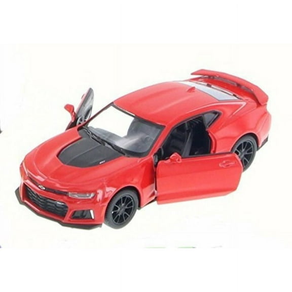 kinsmart 2017 chevrolet camaro zl1, red 5399d - 1/38 scale diecast model toy car but no box