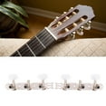 thumbnail image 5 of 3+3 AcrylicClassical Guitar String Tuning Peg Tuners Machine Heads Silver, 5 of 8