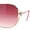 Gold - Burgundy, variant on Womens Glitter Button Jewel Ribbon Hinge Metal Butterfly Sunglasses Gold - Black Brown