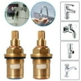 thumbnail image 2 of Universal Replacement Tap Valves Brass Ceramic Disc Cartridge Inner Faucet Valve, 2 of 5