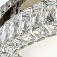 thumbnail image 6 of Maklaine 34" Round Royal Cut Crystal LED Flush Mount in Chrome, 6 of 8