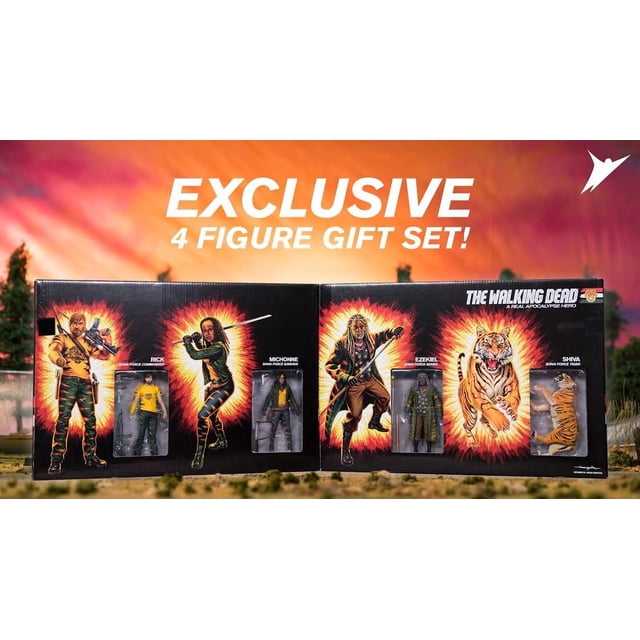 Getue (SDCC 2017) SKYBOUND:Walking Dead Shiva Force Action Figure Set
