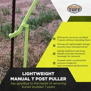 Field Tuff 17 Pound Lightweight Manual T Post Puller for Buried Studded T Post Removal with 3 Foot Handle for Added Leverage, PG-07