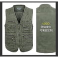 thumbnail image 2 of Chaleco lavado con múltiples bolsillos para hombre, talla grande, para fotografía, pesca, para mediana edad y ancianos, 2 of 2