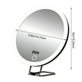 thumbnail image 3 of Rechargeable LED Makeup Mirror with 360 Rotation - Magnifying Light Amplification, Adjustable Brightness, Portable Vanity Tool, Home and Travel Use, 3 of 5