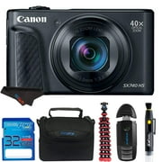 Canon PowerShot SX740 HS Digital Camera (Black)+32GB Buzz-Photo Bundle