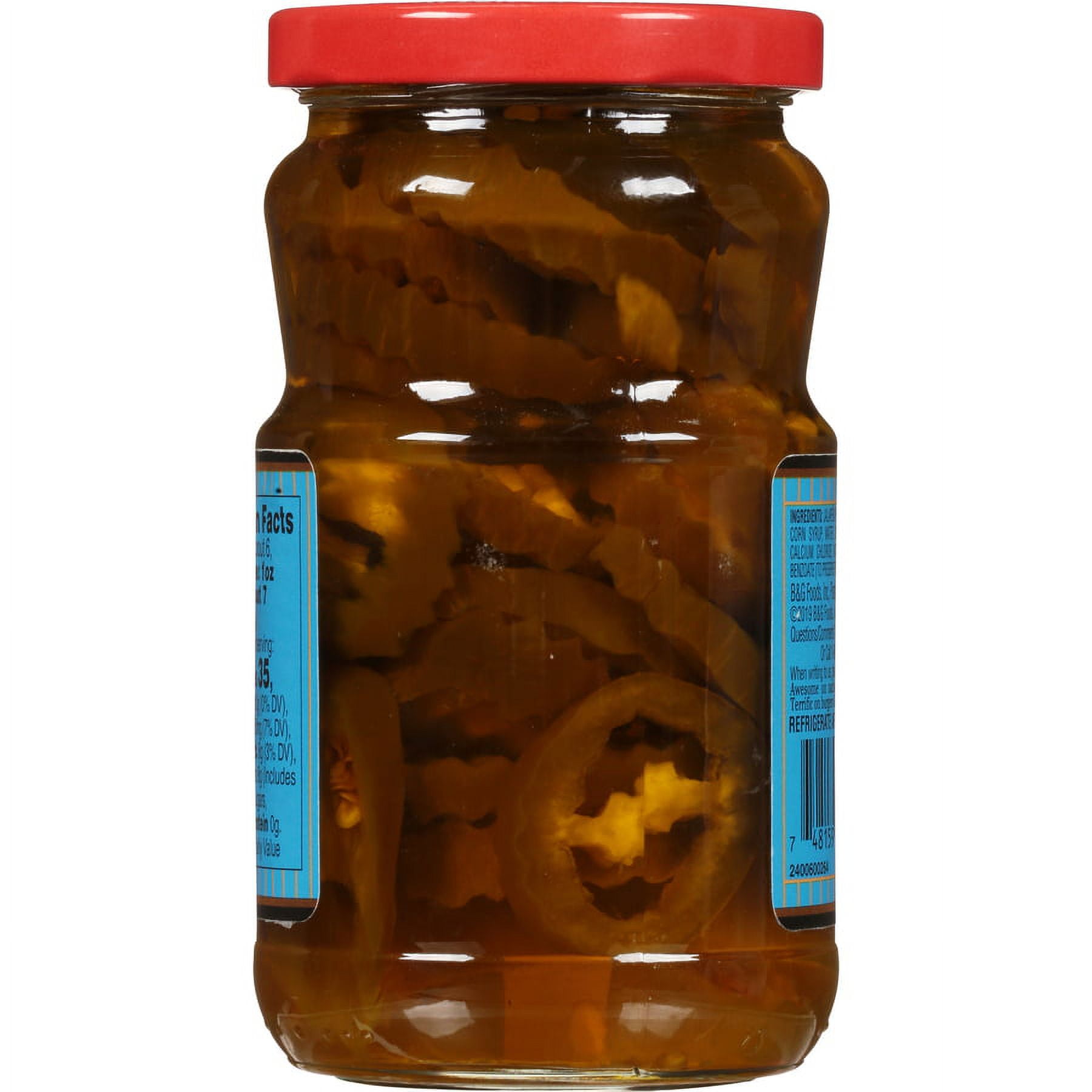 (5 pack) Trappey's Sweet N' Hot Jalapeño Slices, 12 fl oz
